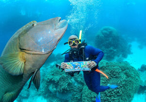 Dr. Hazie Simon Scuba Diving